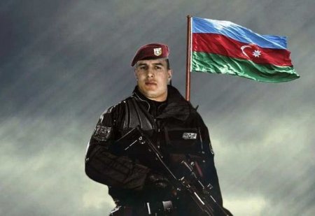 Mübariz İbrahimovun düşmən qüvvəsini məhv etdiyi posta Azərbaycan Bayrağı sancılıb