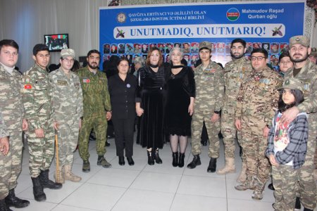 Qayğıya ehtiyacı və Əlilliyi olan Şəxslərə Dəstək" İctimai Birliyin təşəbbüsü ilə "Unutmadıq, unutmarıq" adlı tədbir keçirilib
