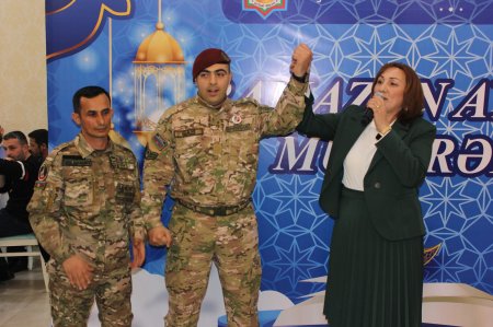 “Qayğıya Ehtiyacı və Əlilliyi Olan Şəxslərə Dəstək” İctimai Birliyi şəhid ailələri və qazilər üçün iftar süfrəsi təşkil edib