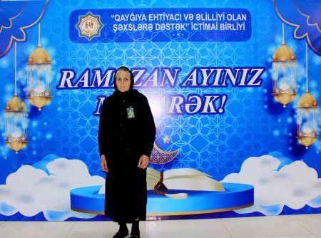 “Qayğıya Ehtiyacı və Əlilliyi Olan Şəxslərə Dəstək” İctimai Birliyi şəhid ailələri və qazilər üçün iftar süfrəsi təşkil edib