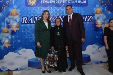 QHT rəhbəri Yasəmən Qəyyumlu İmişlidə şəhid ailələri üçün iftar süfrəsi təşkil edib