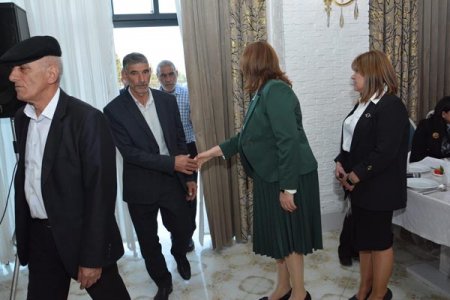 QHT rəhbəri Yasəmən Qəyyumlu İmişlidə şəhid ailələri üçün iftar süfrəsi təşkil edib