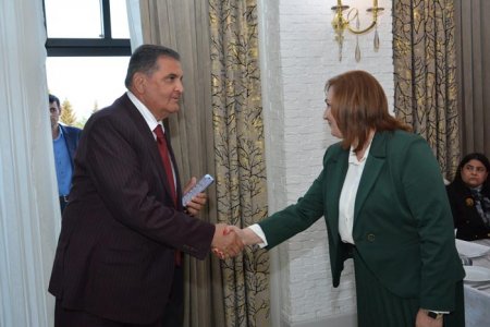 QHT rəhbəri Yasəmən Qəyyumlu İmişlidə şəhid ailələri üçün iftar süfrəsi təşkil edib