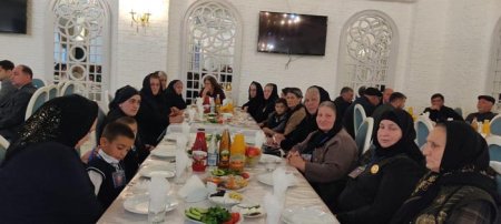 QHT rəhbəri Yasəmən Qəyyumlu İmişlidə şəhid ailələri üçün iftar süfrəsi təşkil edib