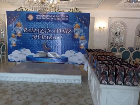 QHT rəhbəri Yasəmən Qəyyumlu İmişlidə şəhid ailələri üçün iftar süfrəsi təşkil edib