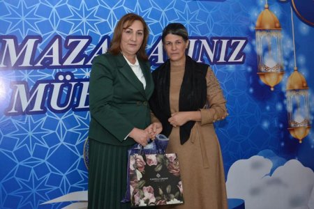 QHT rəhbəri Yasəmən Qəyyumlu İmişlidə şəhid ailələri üçün iftar süfrəsi təşkil edib
