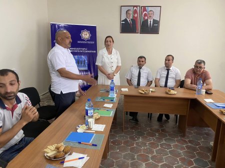 Kürdəmir rayonunda "Fiziki məhdudiyyətli şəxslərin cəmiyyətə inteqrasiyası" adlı layihənin növbəti tədbiri keçirilib.