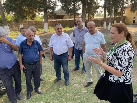 QHT sədri Yasəmən Qəyyumova seçicilərlə görüşlərə başladı