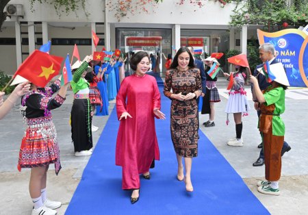 Heydər Əliyev Fondunun vitse-prezidenti Leyla Əliyeva Vyetnama səfər edib