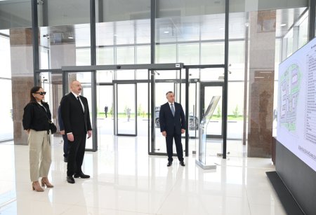 Prezident İlham Əliyev və birinci xanım Mehriban Əliyeva Şuşa Müalicə-Sağlamlıq Mərkəzinin açılışında iştirak ediblər