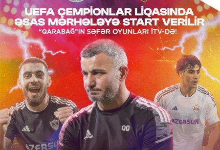 “Qarabağ”ın Çempionlar Liqasındakı səfər oyunları İctimai Televiziyada yayımlanacaq