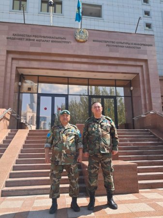 Встреча ветеранов с представителями Правительства Казахстанской Республики.